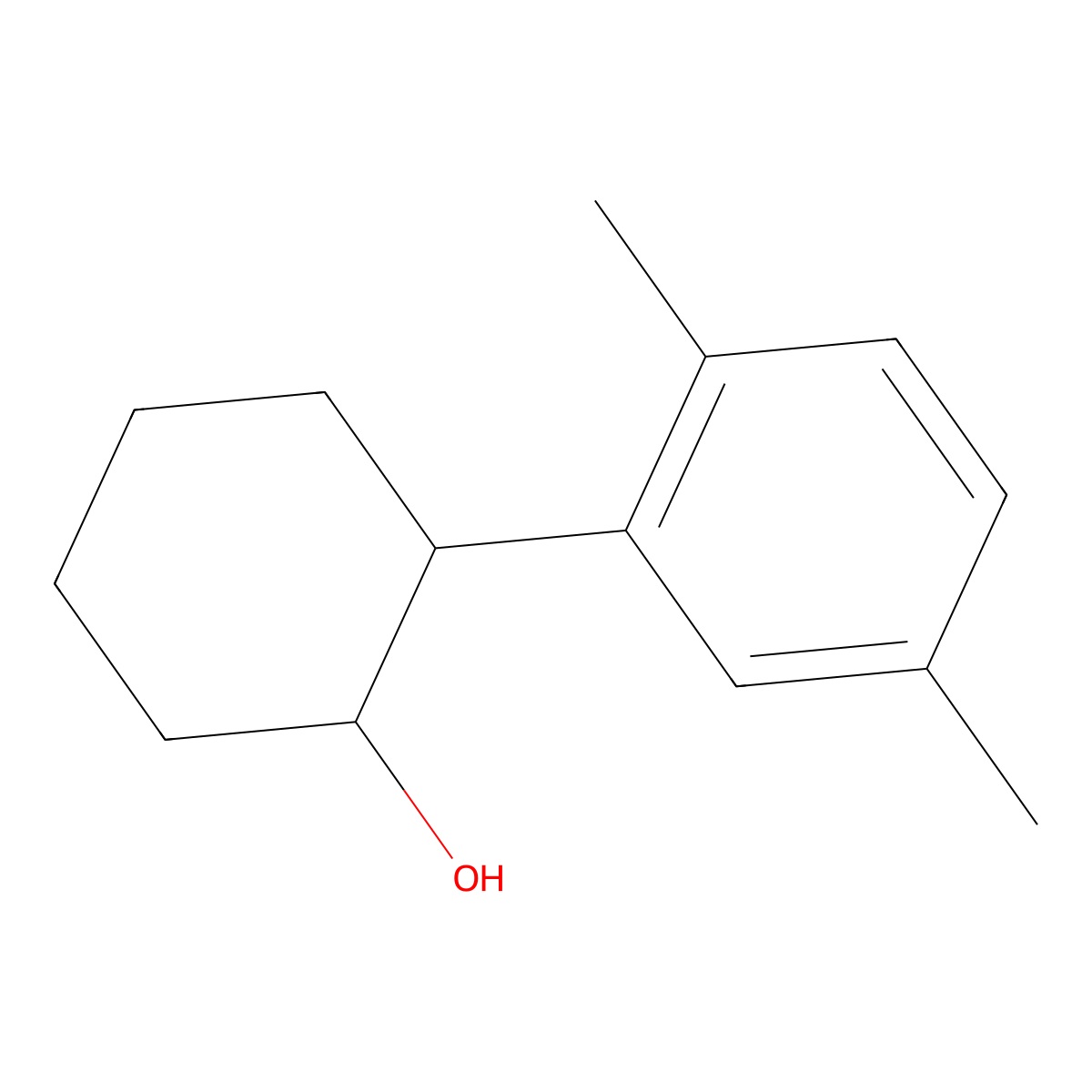 trans-2-(2,5-Dimethylphenyl)cyclohexanol molecular structure, CAS 1808331-67-0