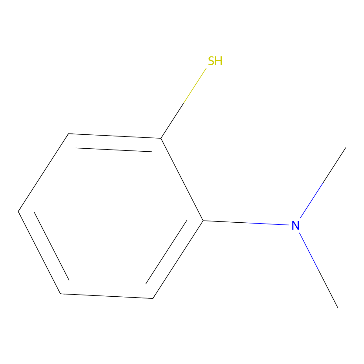 2-(Dimethylamino)benzenethiol molecular structure, CAS 18087-24-6