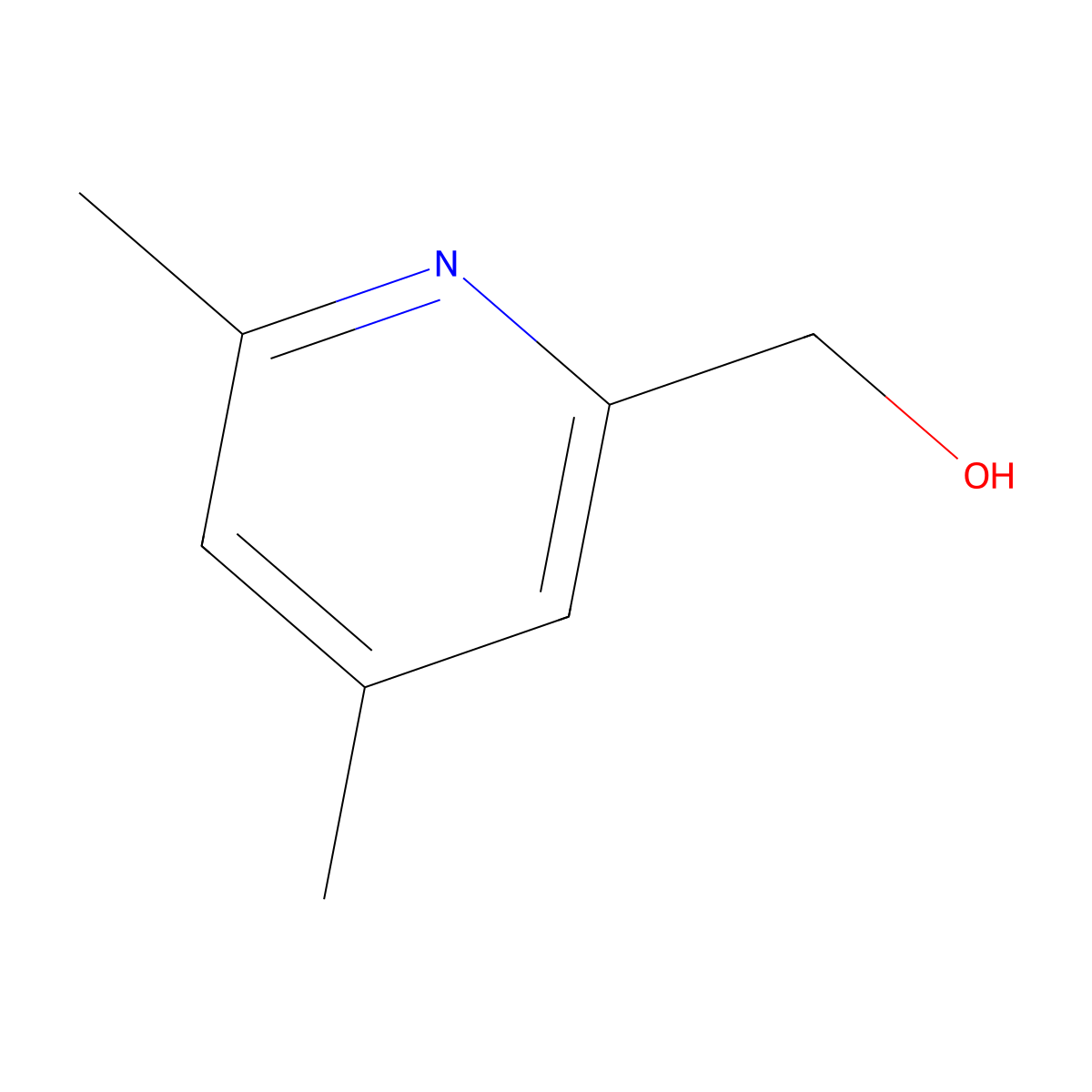 (4,6-Dimethylpyridin-2-yl)methanol molecular structure, CAS 18087-99-5
