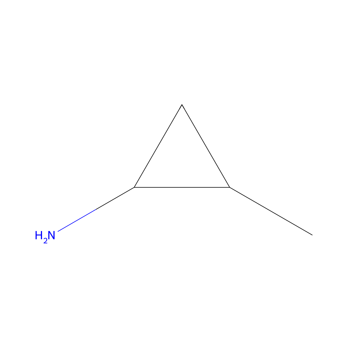 (1R,2R)-2-methylcyclopropan-1-amine molecular structure, CAS 1808711-43-4