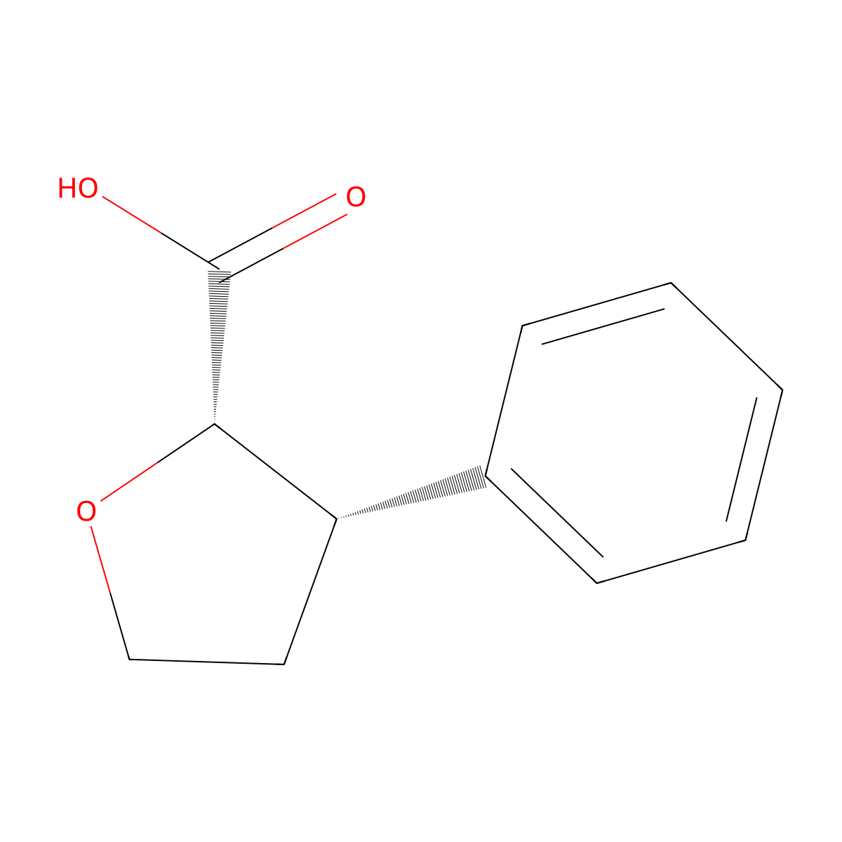 (2S,3S)-3-Phenyltetrahydrofuran-2-carboxylic acid molecular structure, CAS 1808784-86-2