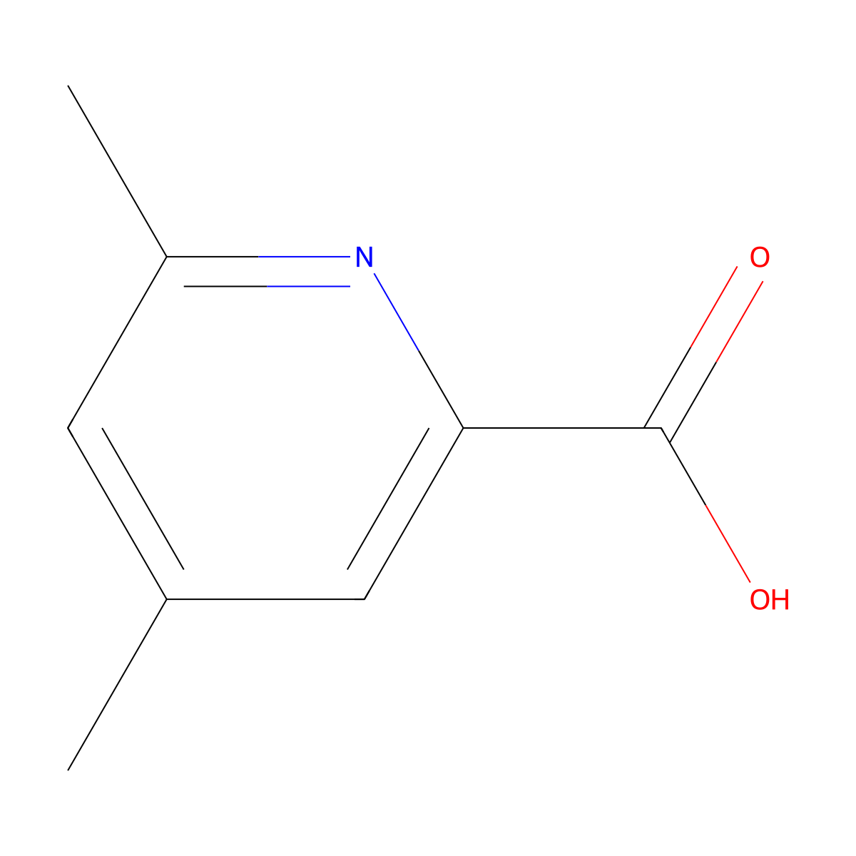 4,6-Dimethylpicolinic acid molecular structure, CAS 18088-10-3