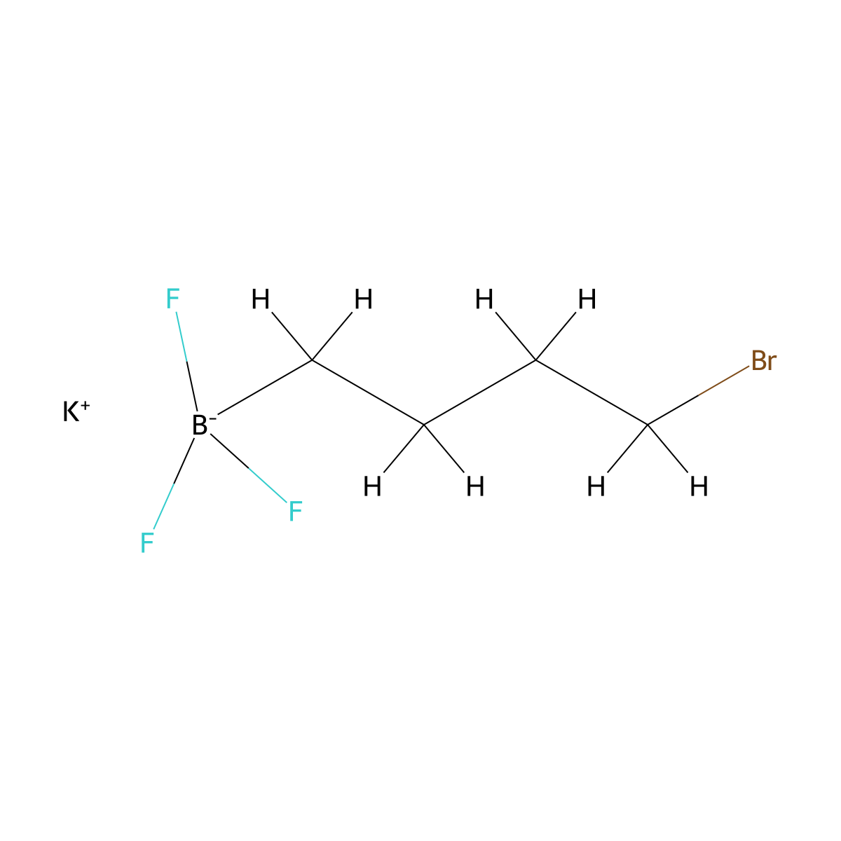 Potassium (4-bromobutyl)trifluoroborate molecular structure, CAS 1808916-06-4