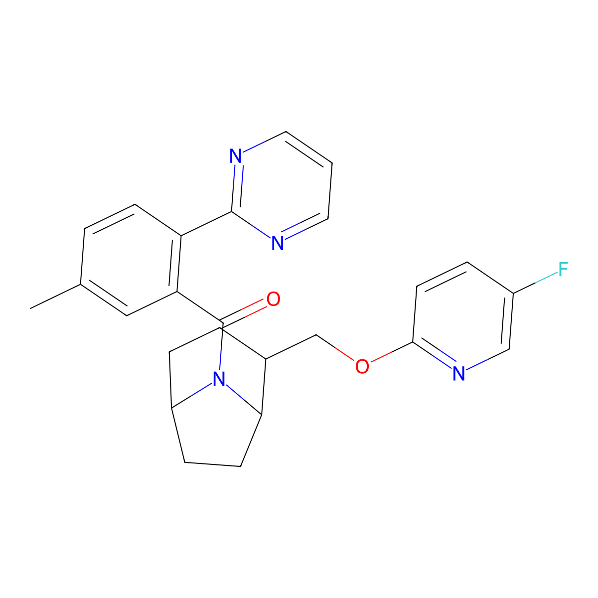 Fazamorexant molecular structure, CAS 1808918-69-5