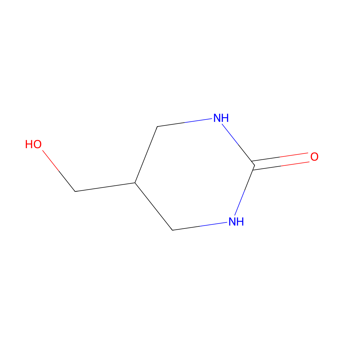 5-(hydroxymethyl)tetrahydropyrimidin-2(1H)-one molecular structure, CAS 1808936-61-9