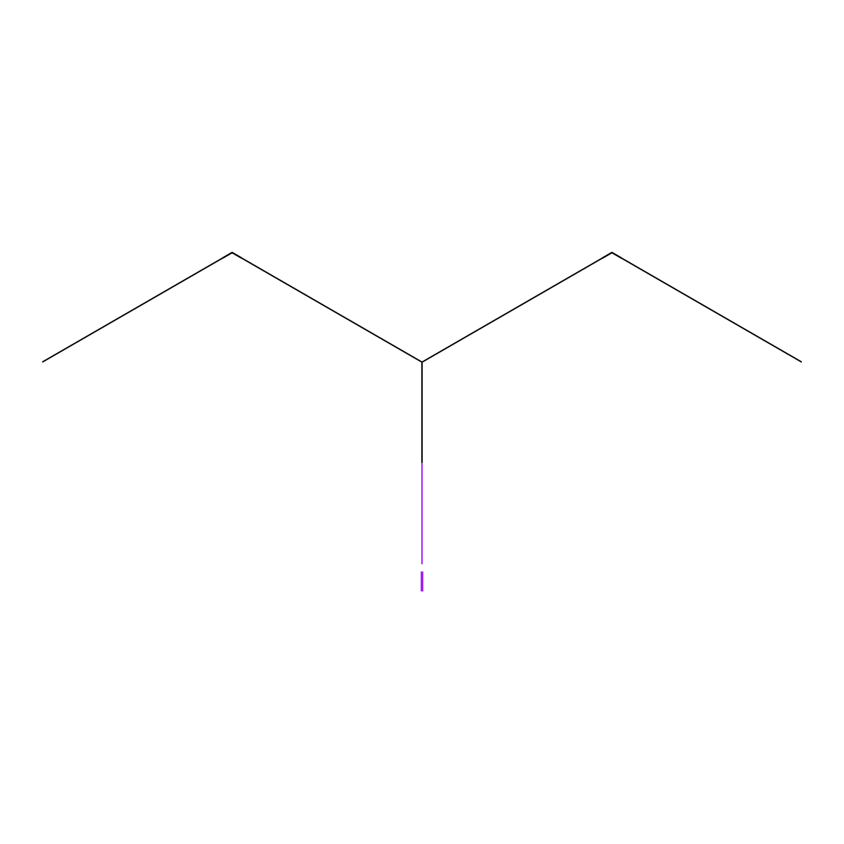 3-Iodopentane molecular structure, CAS 1809-05-8