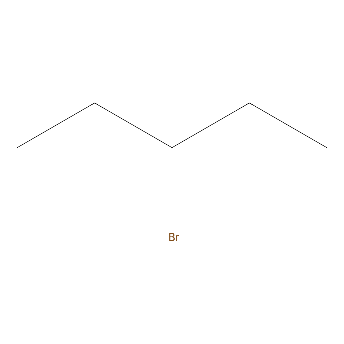 3-Bromopentane molecular structure, CAS 1809-10-5