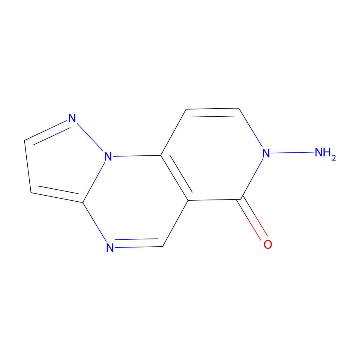 7-aminopyrazolo[1,5-a]pyrido[3,4-e]pyrimidin-6(7H)-one molecular structure, CAS 180904-95-4