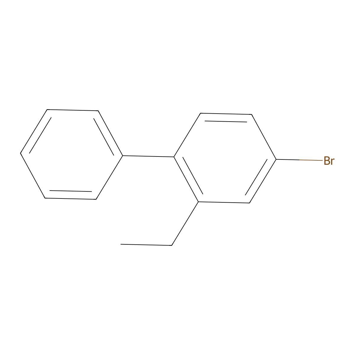4-Bromo-2-ethylbiphenyl molecular structure, CAS 1809158-13-1