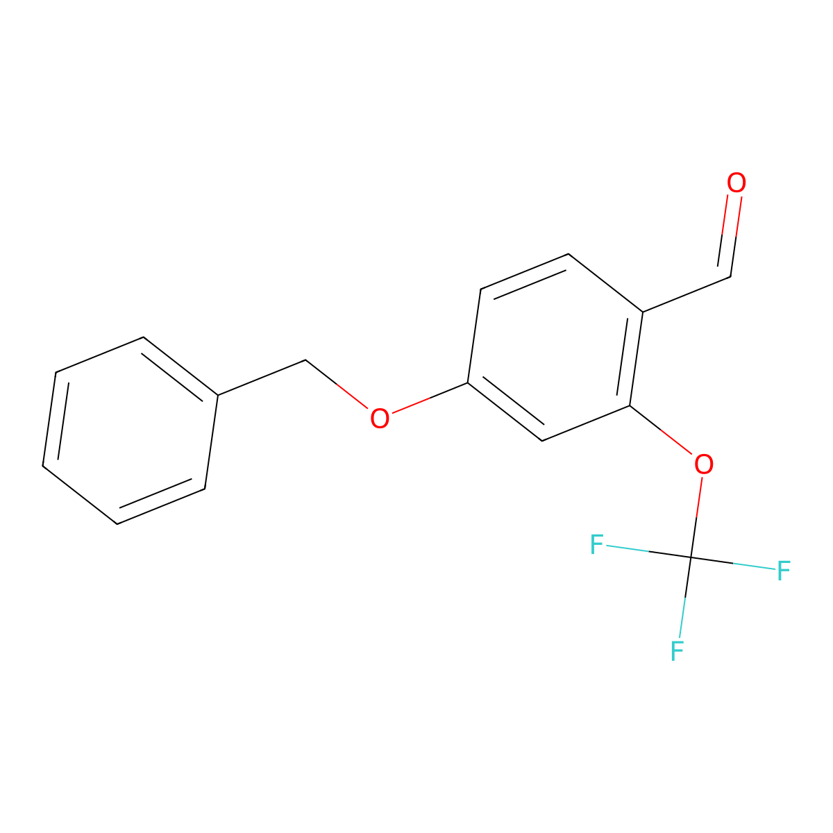 4-Benzyloxy-2-(trifluoromethoxy)benzaldehyde molecular structure, CAS 1809158-19-7