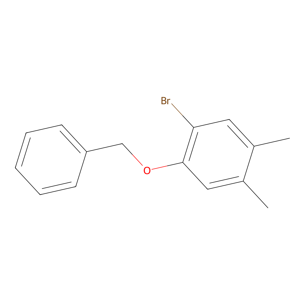1-(Benzyloxy)-2-bromo-4,5-dimethylbenzene molecular structure, CAS 1809168-72-6