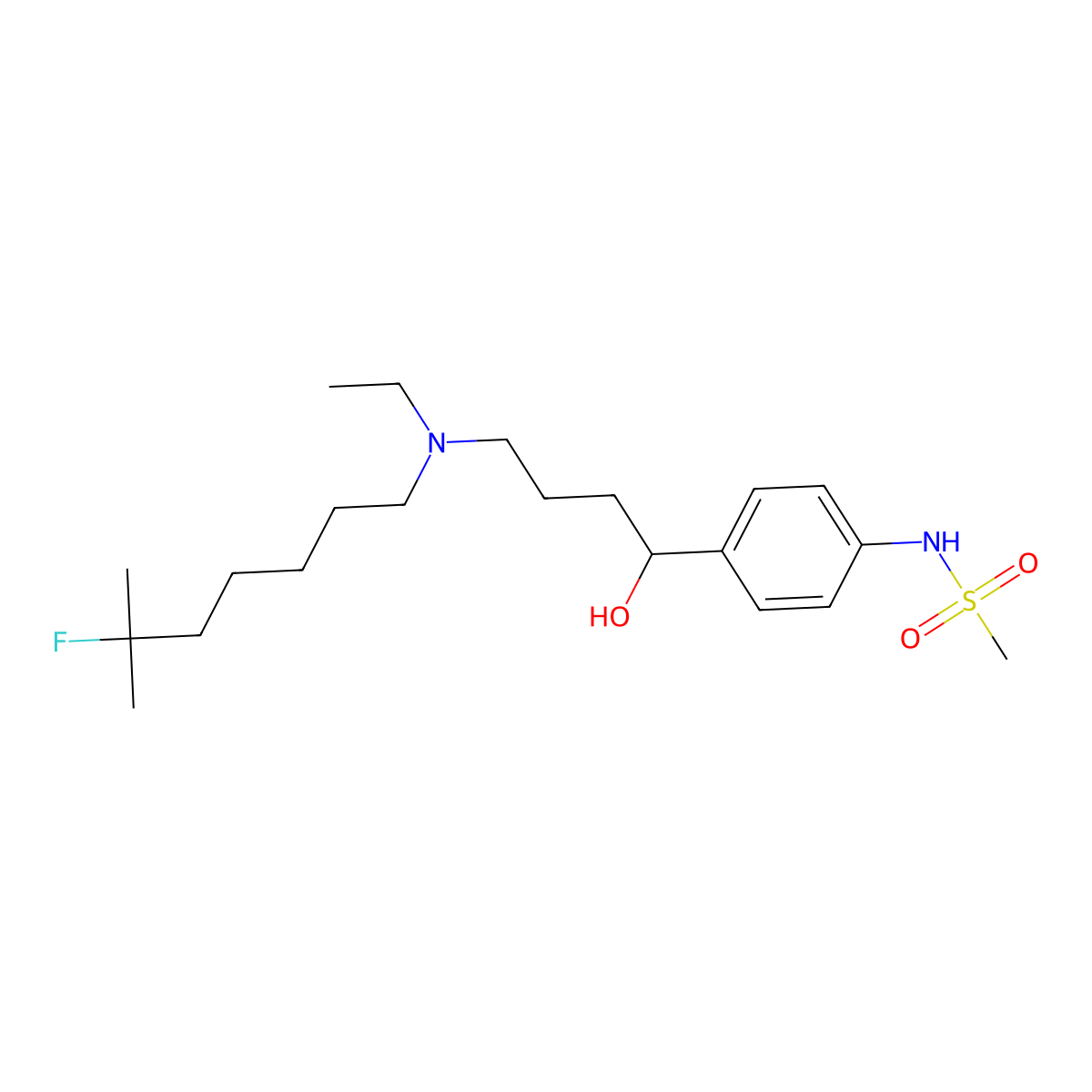 Trecetilide molecular structure, CAS 180918-68-7