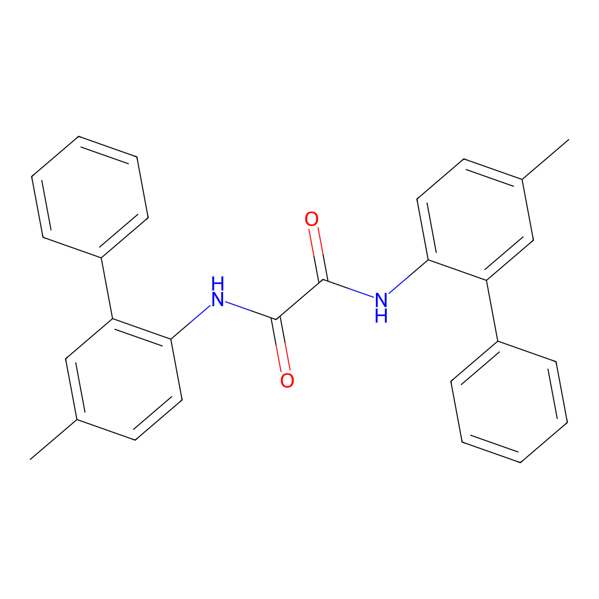 N1,N2-Bis(5-methyl-[1,1'-biphenyl]-2-yl)oxalamide molecular structure, CAS 1809289-04-0