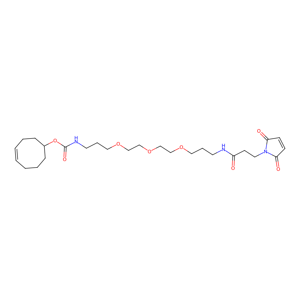 TCO-PEG(3)-maleimide molecular structure, CAS 1809356-72-6