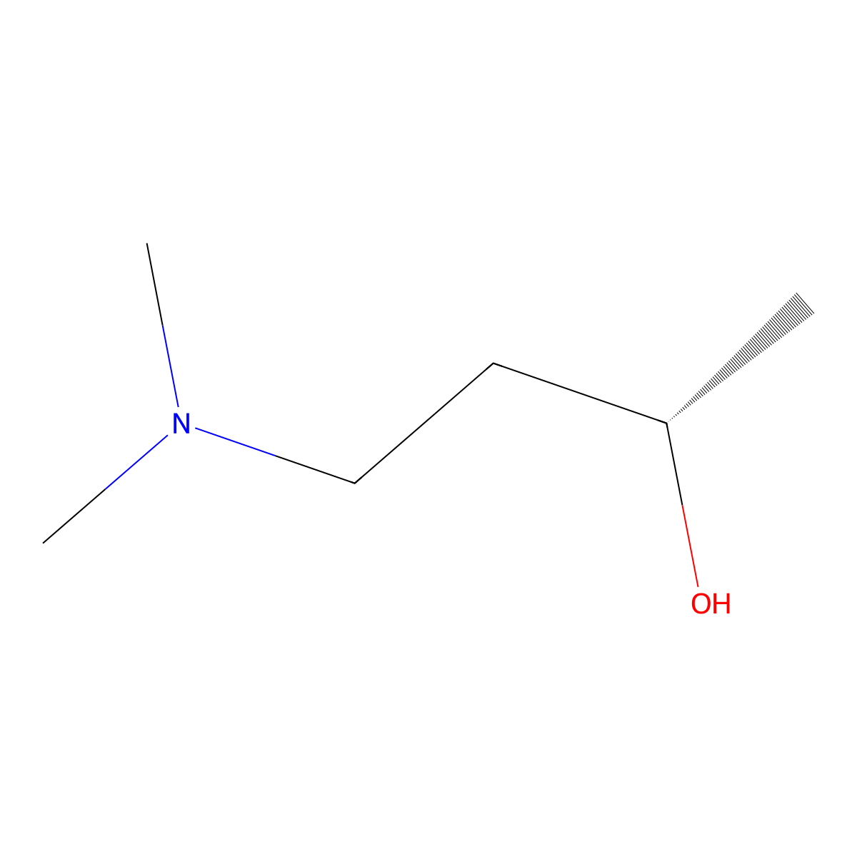 (2S)-4-(dimethylamino)butan-2-ol molecular structure, CAS 1809415-49-3