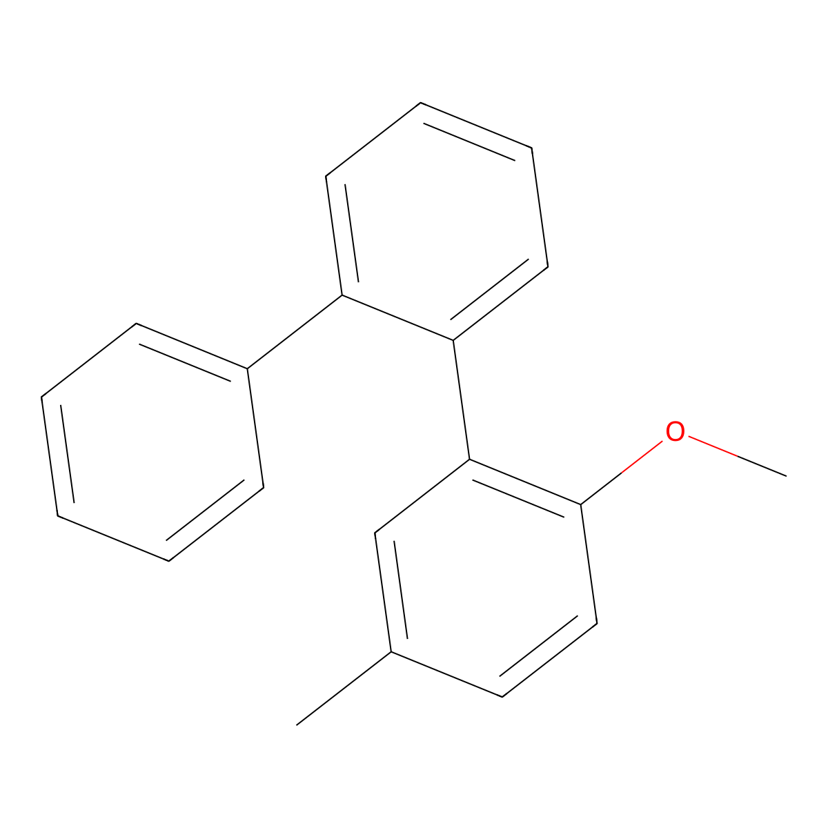 2-(2-Methoxy-5-methylphenyl)-1,1'-biphenyl molecular structure, CAS 1809417-32-0