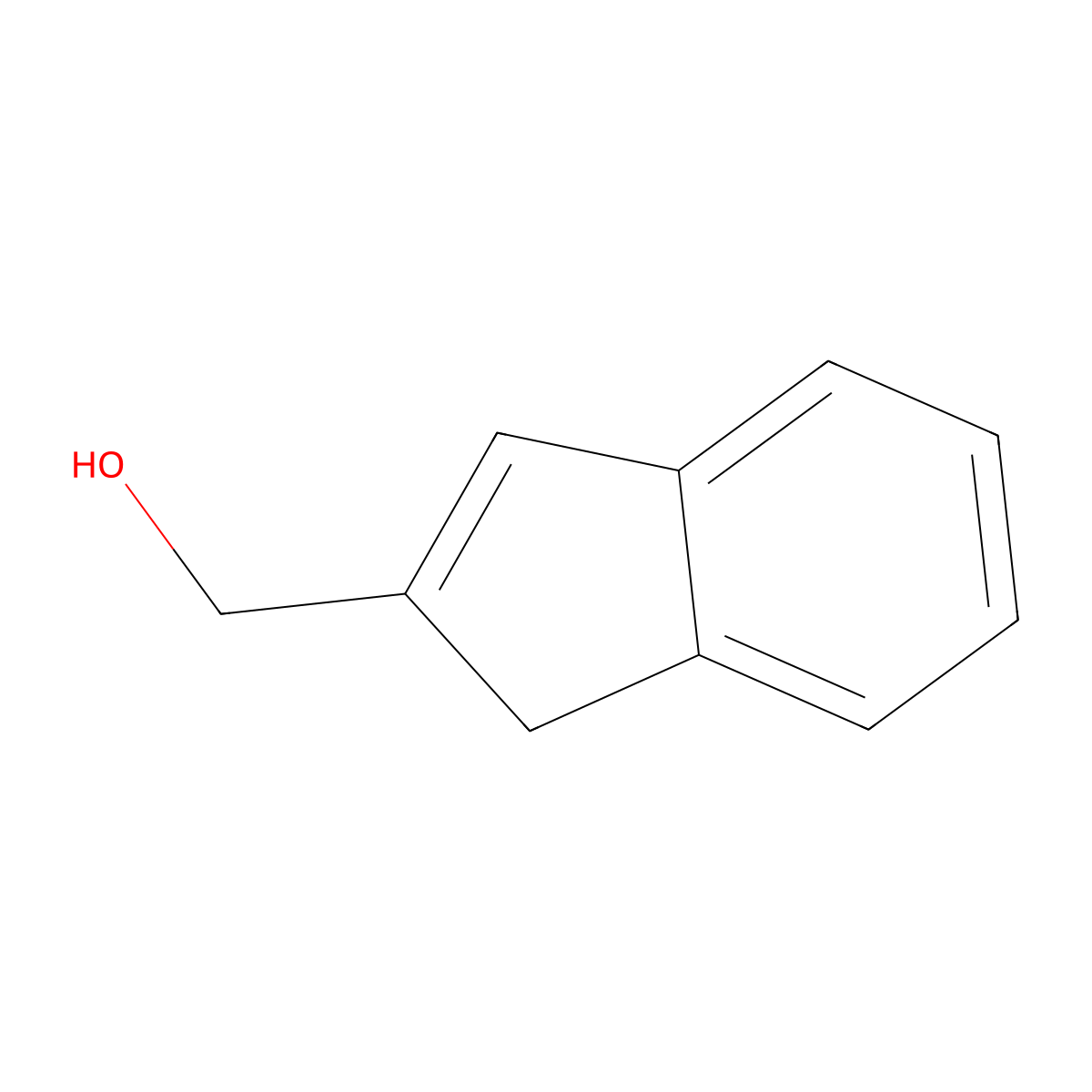 1H-Indene-2-methanol molecular structure, CAS 18096-68-9
