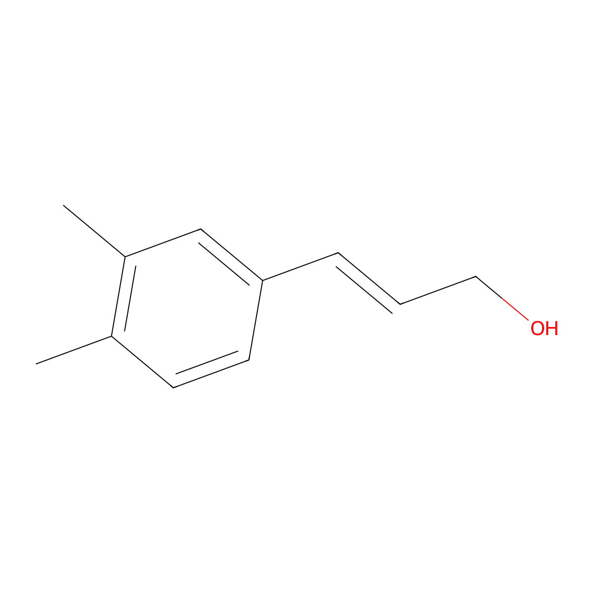 3-(3,4-Dimethylphenyl)prop-2-en-1-ol molecular structure, CAS 1809786-57-9