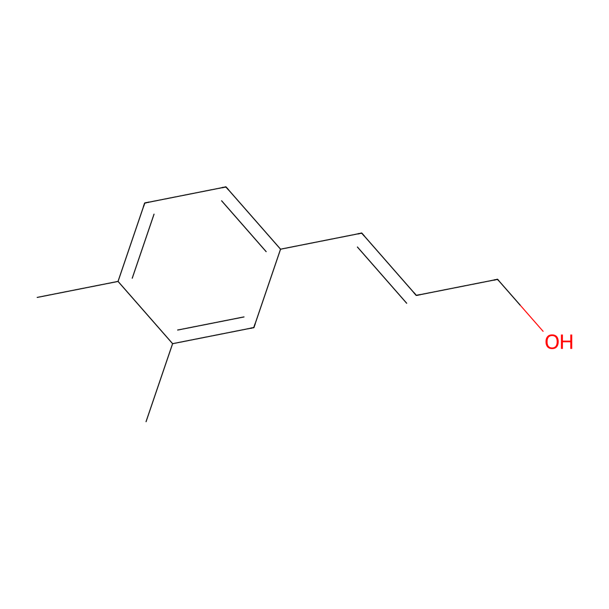 3-(3,4-Dimethylphenyl)prop-2-en-1-ol molecular structure, CAS 1809786-57-9