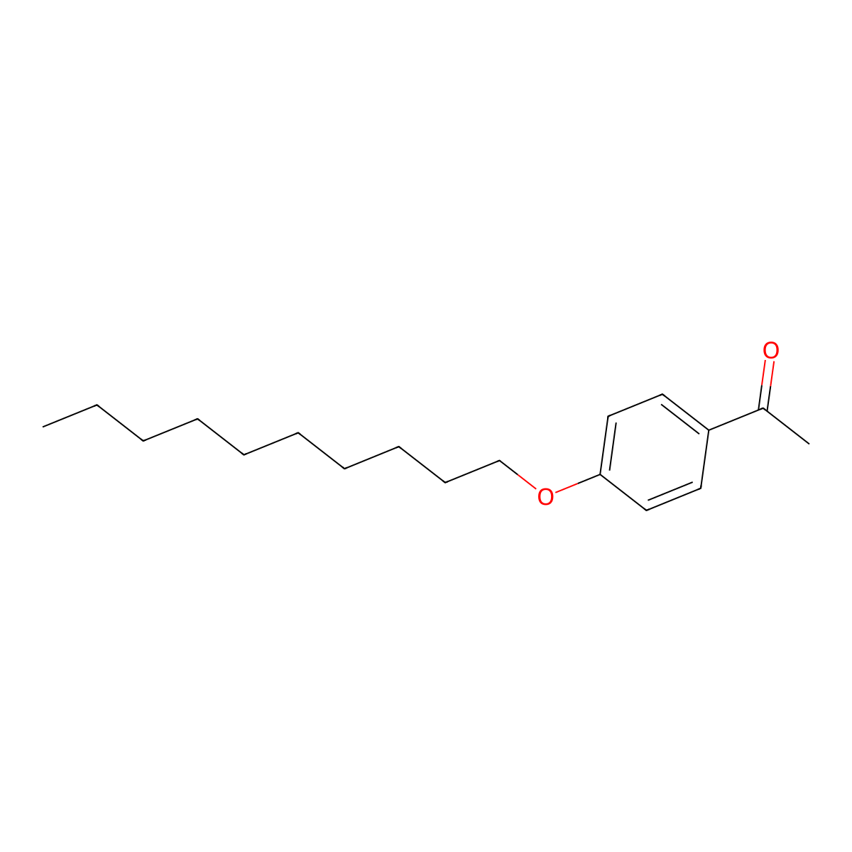 1-(4-(Decyloxy)phenyl)ethanone molecular structure, CAS 18099-59-7