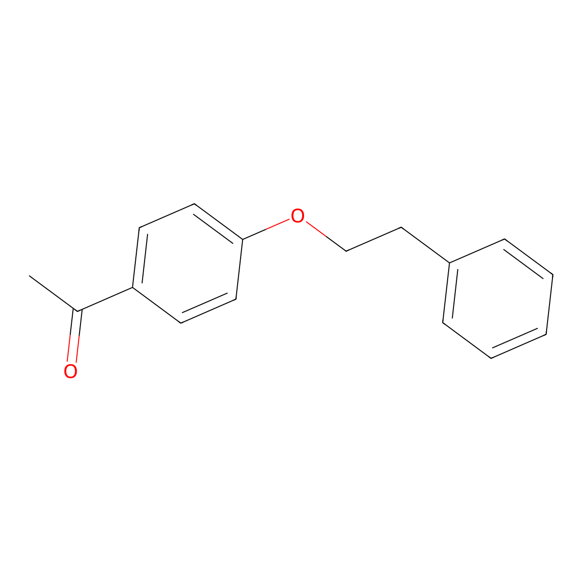 1-[4-(2-Phenylethoxy)phenyl]ethanone molecular structure, CAS 18099-61-1