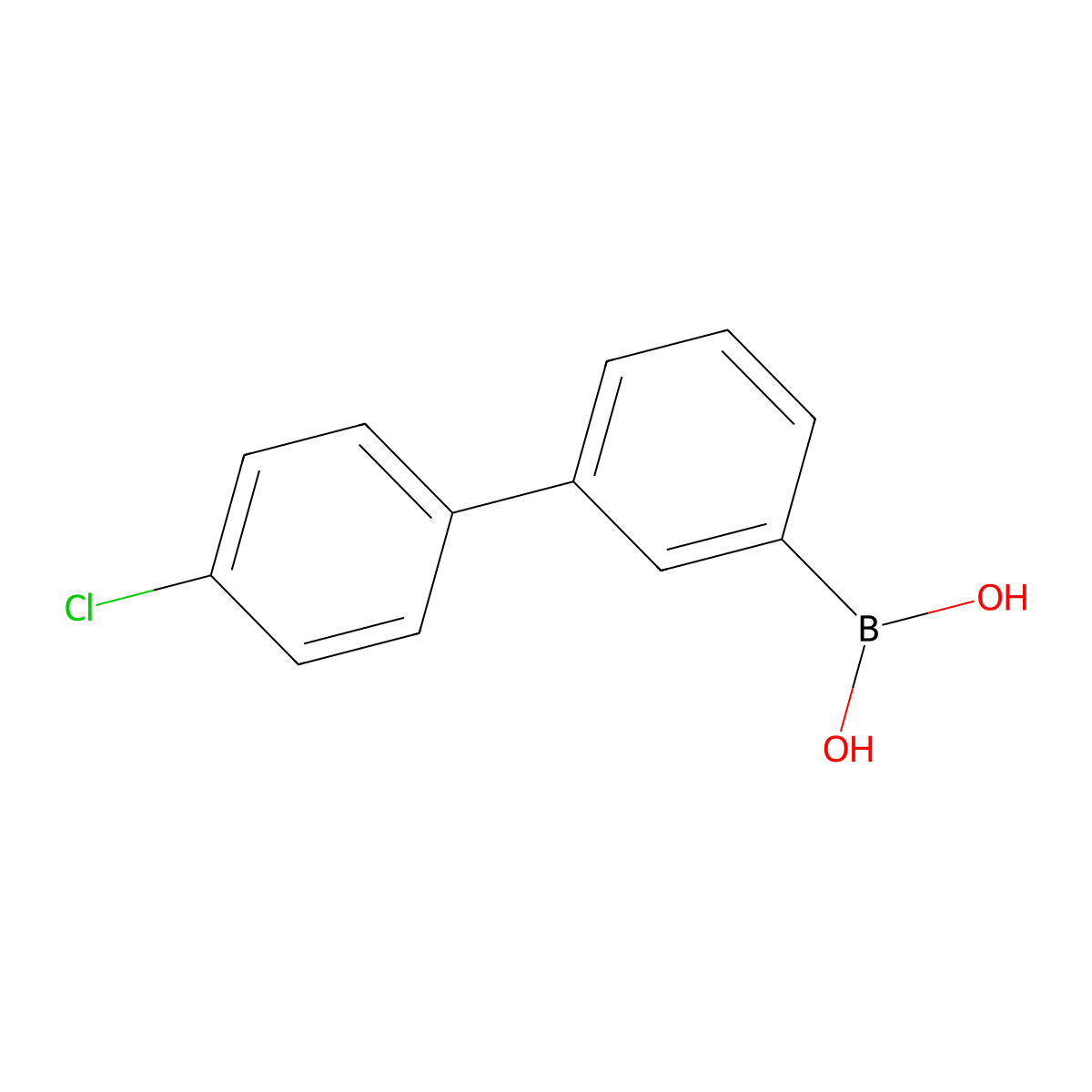 [3-(4-Chlorophenyl)phenyl]boronic acid molecular structure, CAS 180994-92-7