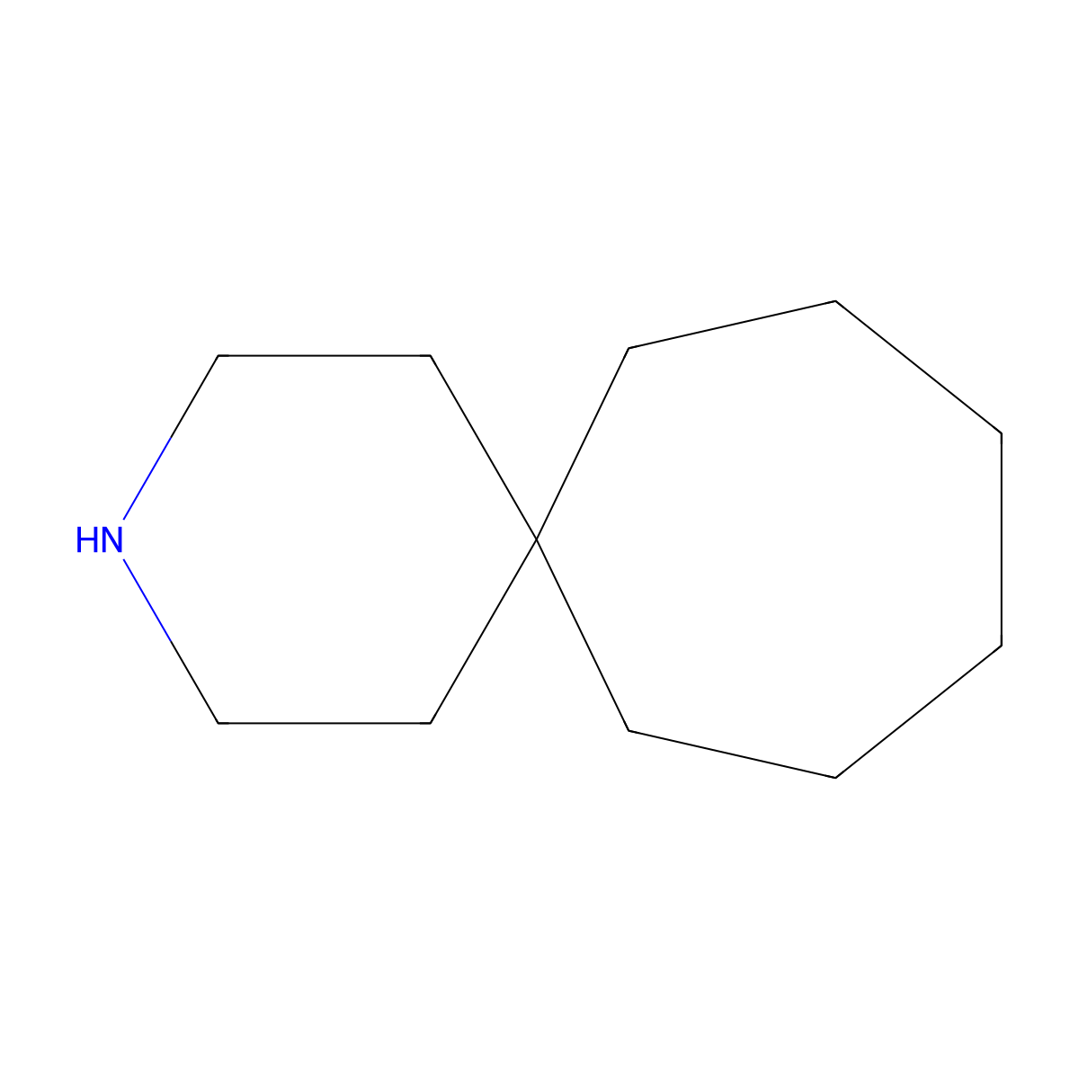 3-Azaspiro[5.6]dodecane molecular structure, CAS 181-16-8