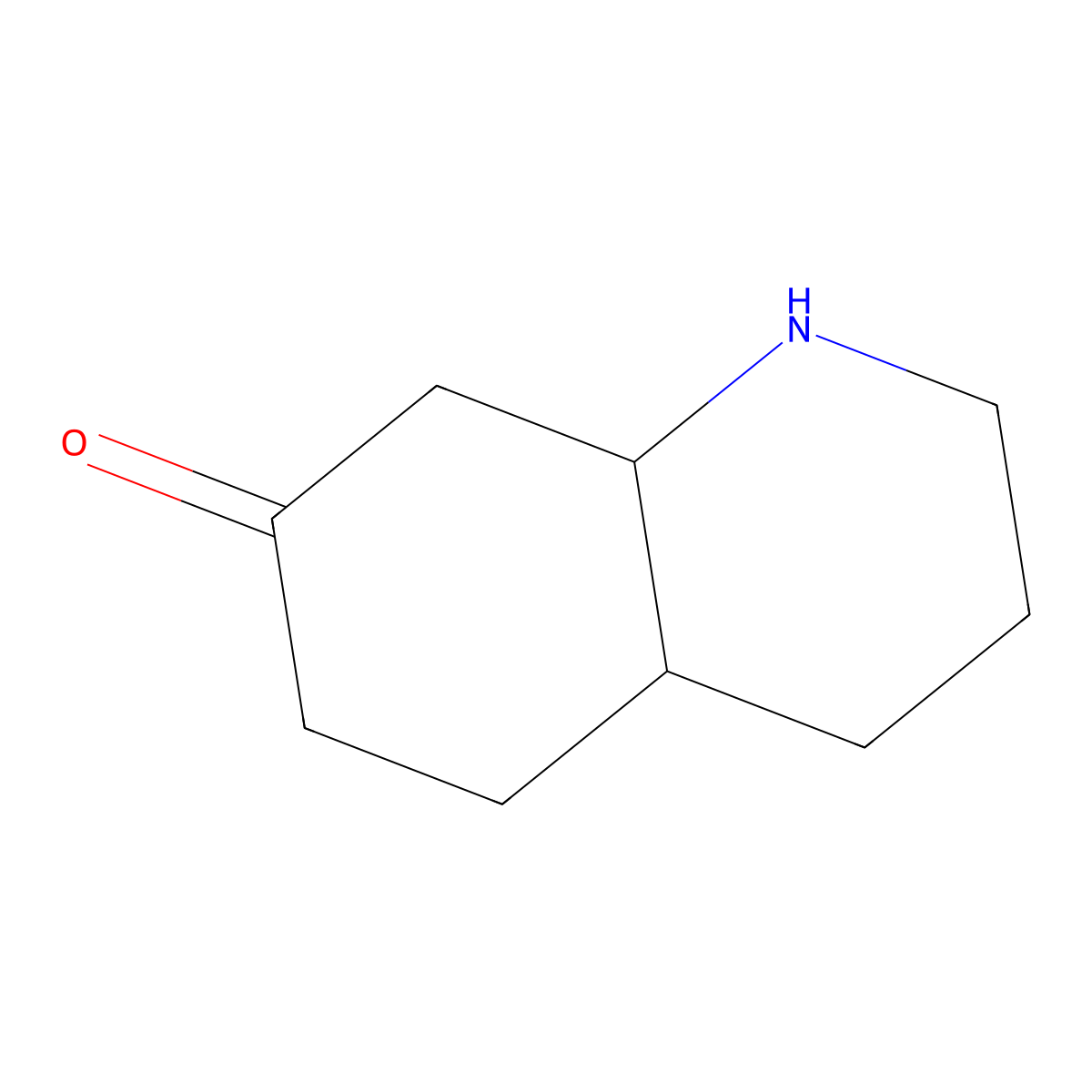 Trans-octahydroquinolin-7(1H)-one molecular structure, CAS 1810-86-2