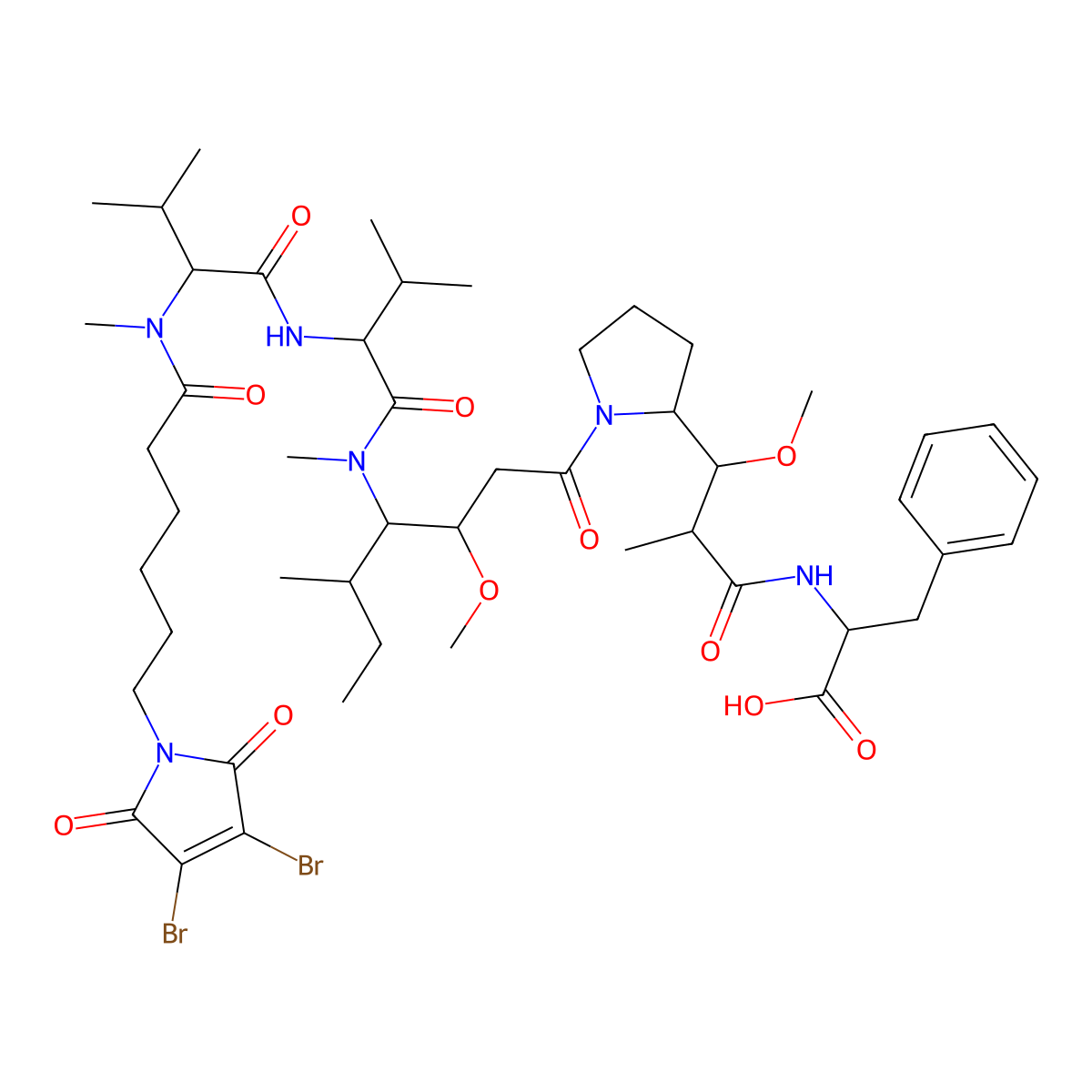 Dbm-mmaf molecular structure, CAS 1810001-93-4