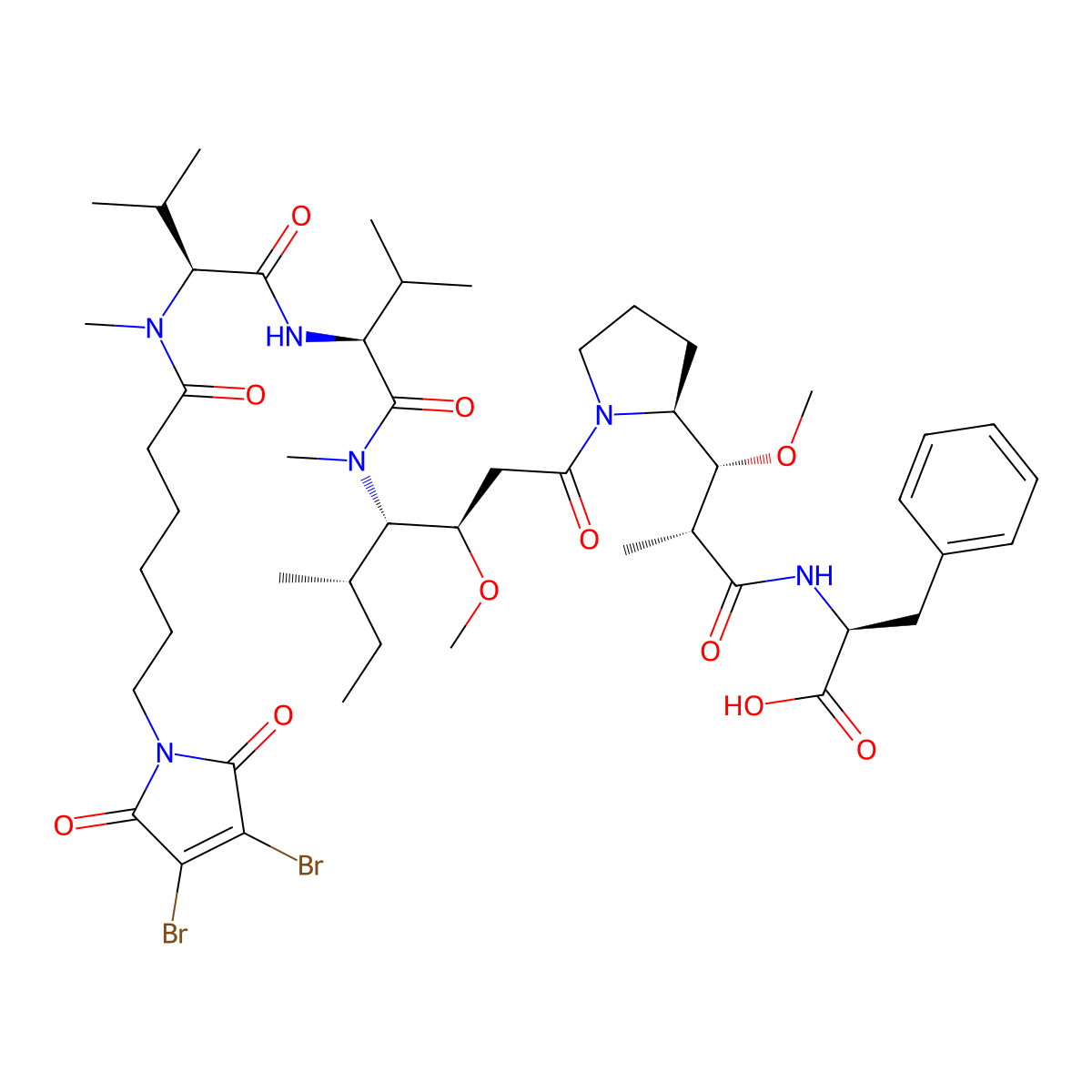 Dbm-mmaf molecular structure, CAS 1810001-93-4