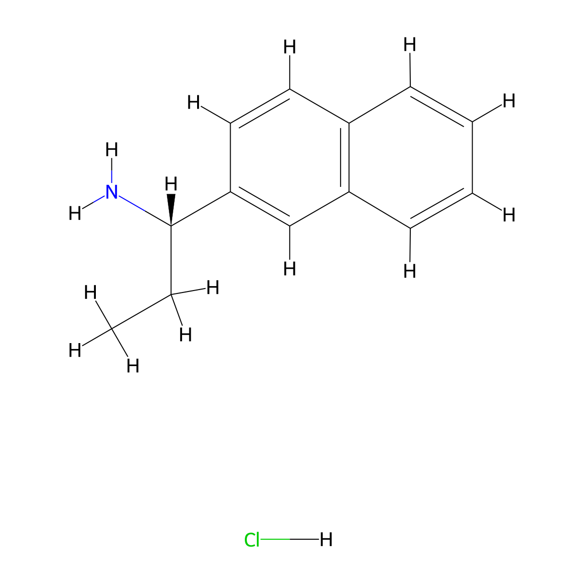 (S)-1-(Naphthalen-2-yl)propan-1-amine hydrochloride molecular structure, CAS 1810074-89-5