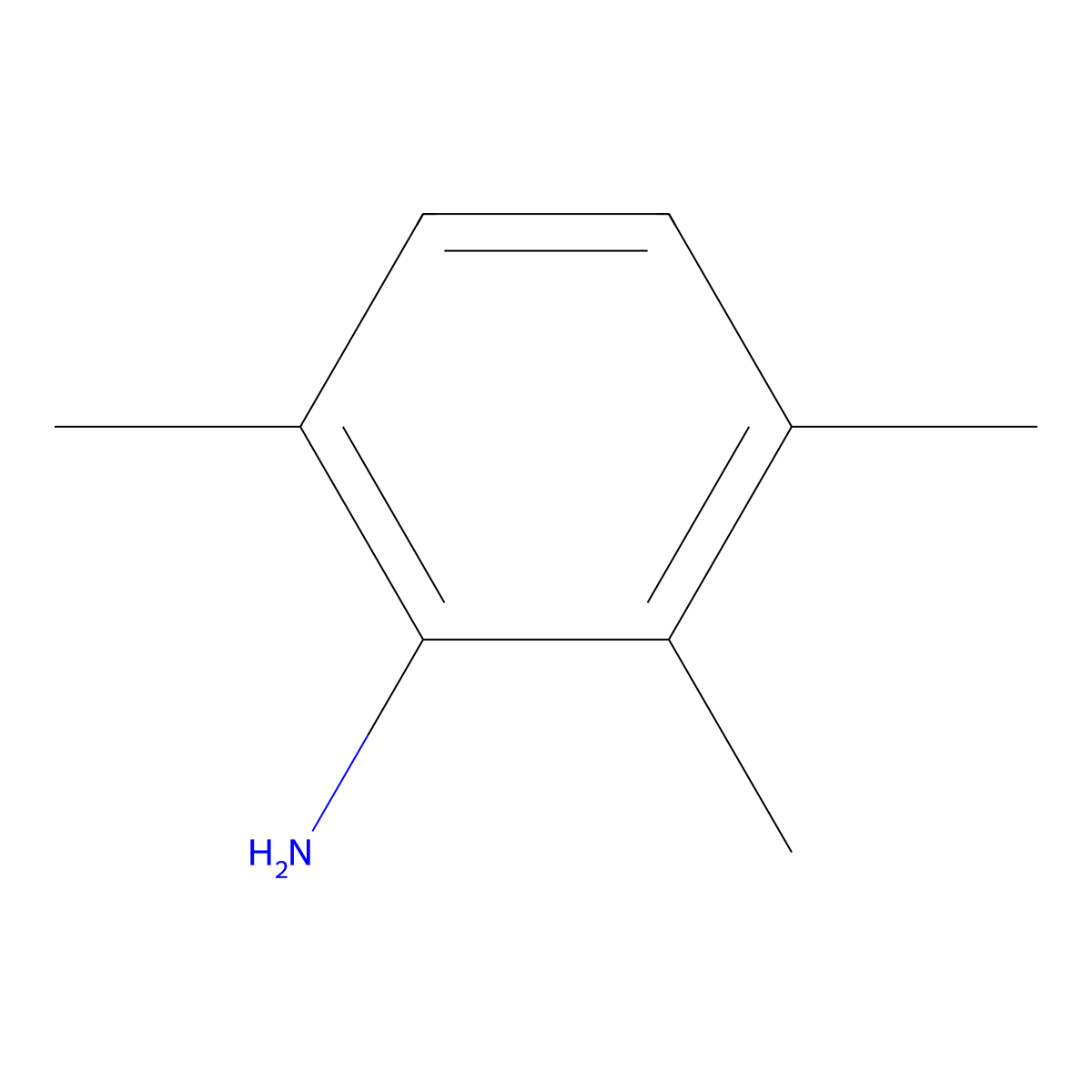 2,3,6-Trimethylaniline molecular structure, CAS 18102-21-1