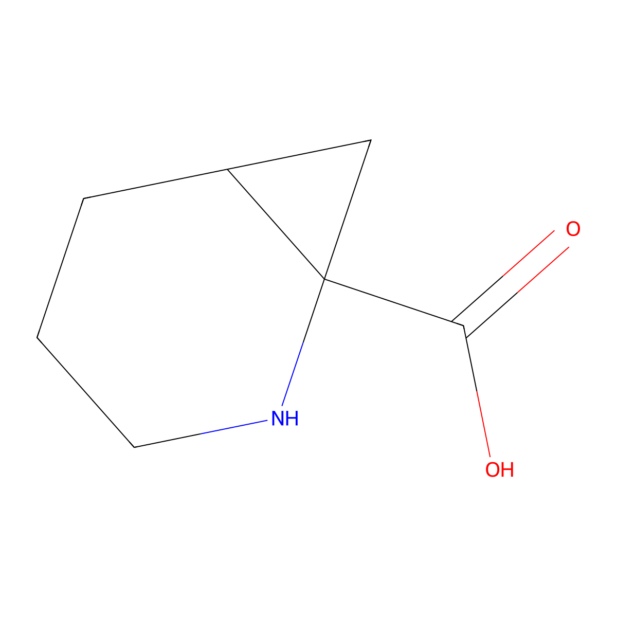 (1S,6R)-2-azabicyclo[4.1.0]heptane-1-carboxylic Acid molecular structure, CAS 181023-41-6