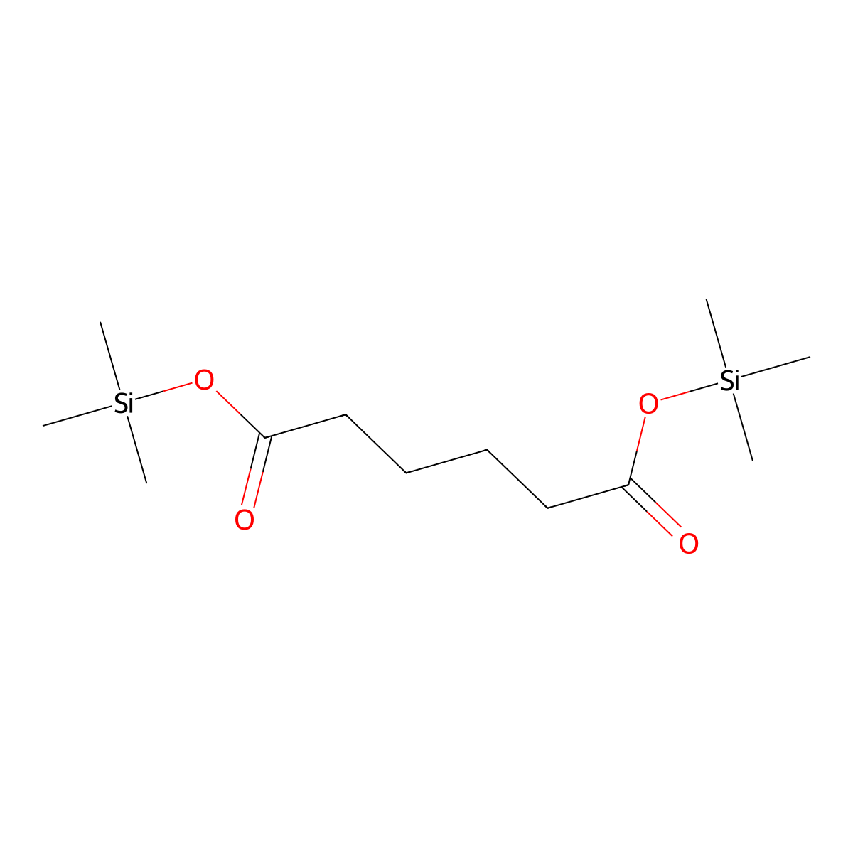Bis(trimethylsilyl) adipate molecular structure, CAS 18105-31-2