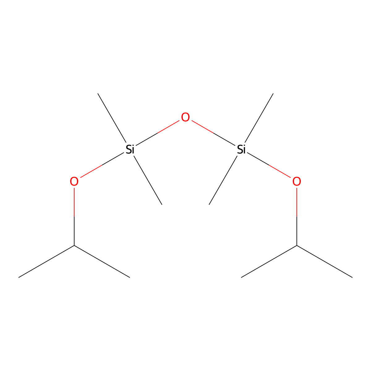 1,3-Diisopropoxytetramethyldisiloxane molecular structure, CAS 18106-50-8