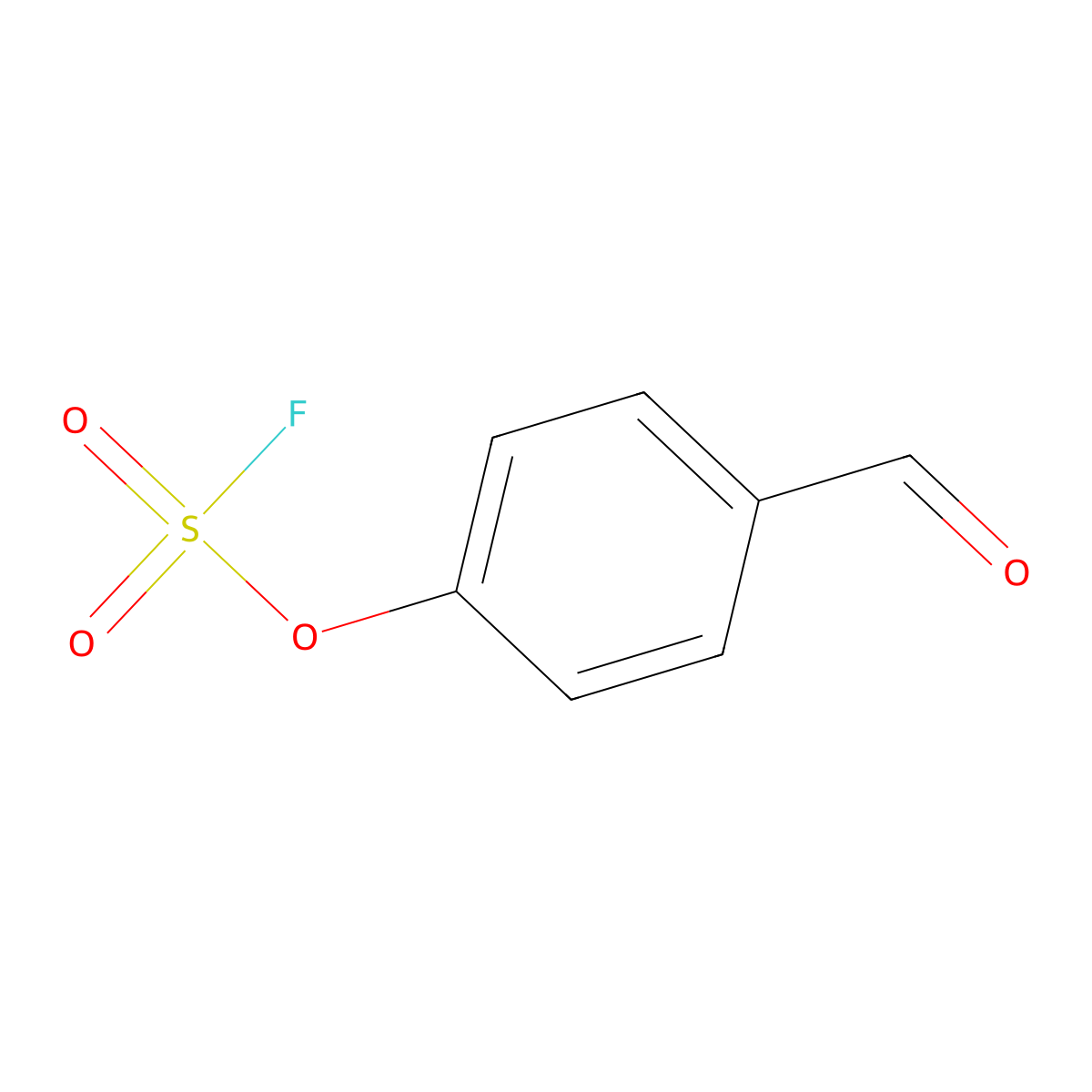 4-Formylphenyl sulfurofluoridate molecular structure, CAS 1810706-88-7