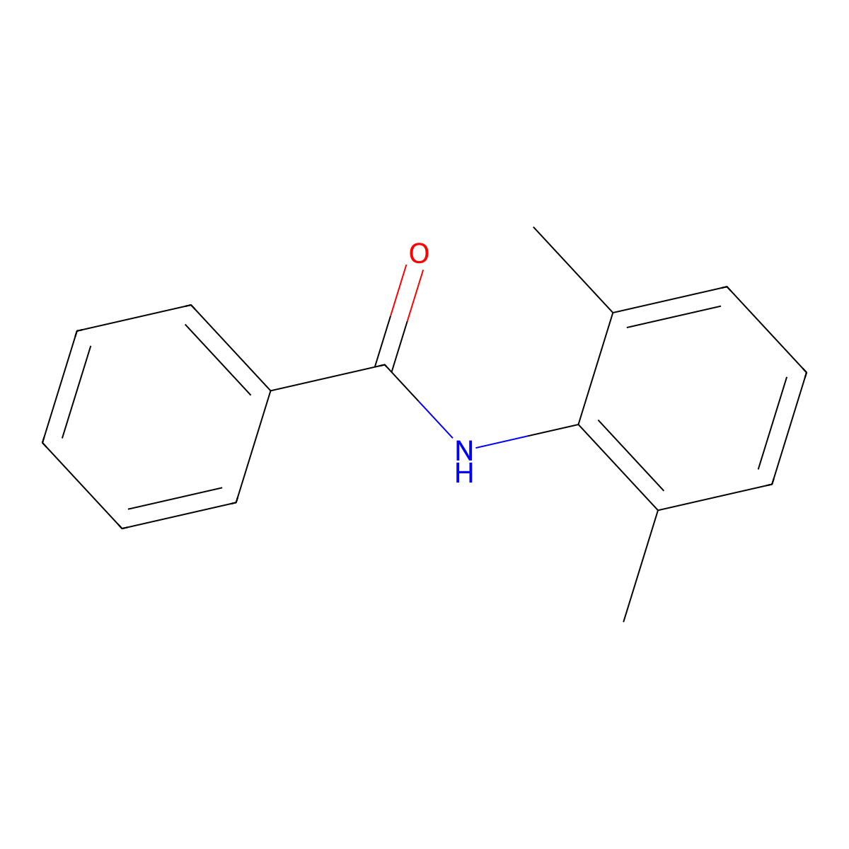 N-(2,6-Dimethylphenyl)benzamide molecular structure, CAS 18109-39-2