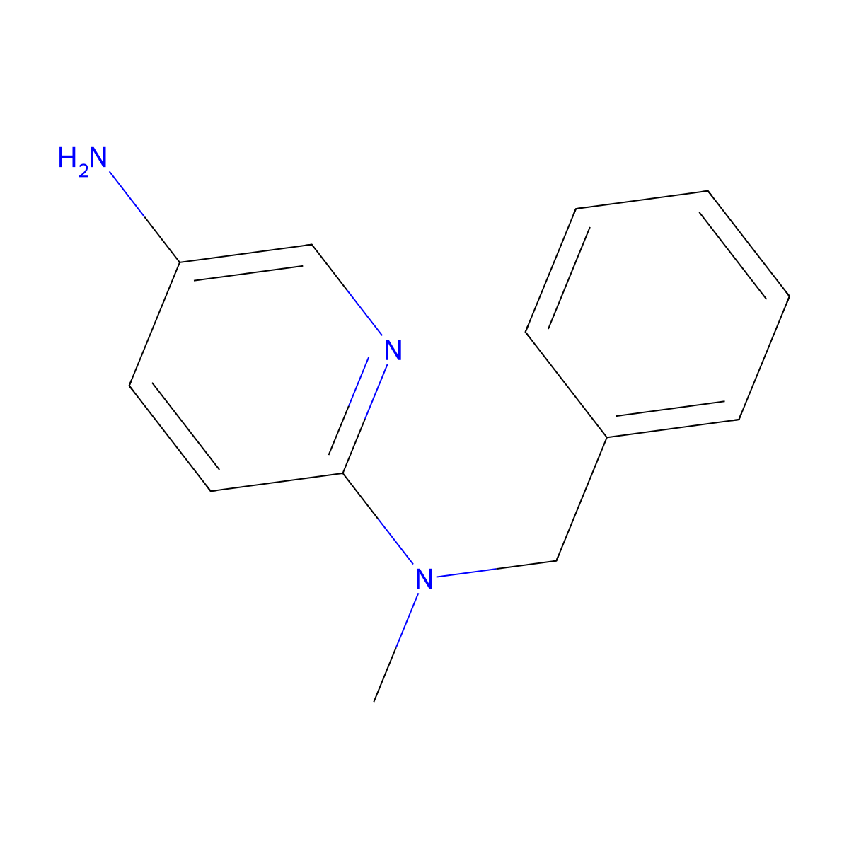 N2-Benzyl-N2-methylpyridine-2,5-diamine molecular structure, CAS 181114-67-0