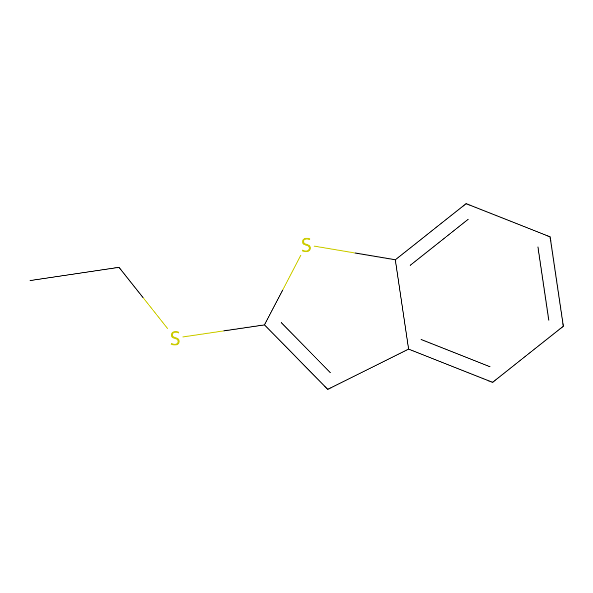 2-(Ethylthio)benzo[b]thiophene molecular structure, CAS 18114-34-6