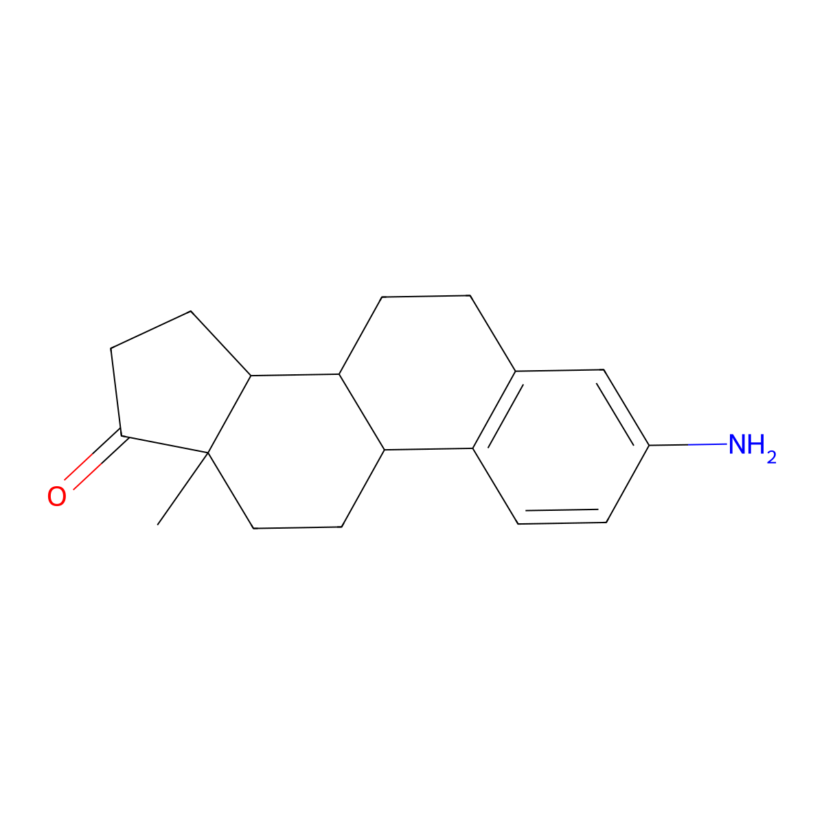 (8R,9S,13S,14S)-3-Amino-13-methyl-7,8,9,11,12,13,15,16-octahydro-6H-cyclopenta[a]phenanthren-17(14H)-one molecular structure, CAS 18119-98-7
