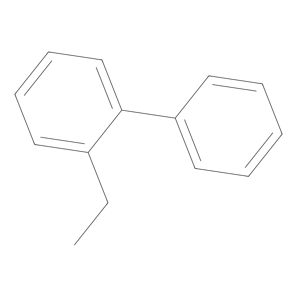 1,1'-Biphenyl, ethyl- molecular structure, CAS 1812-51-7