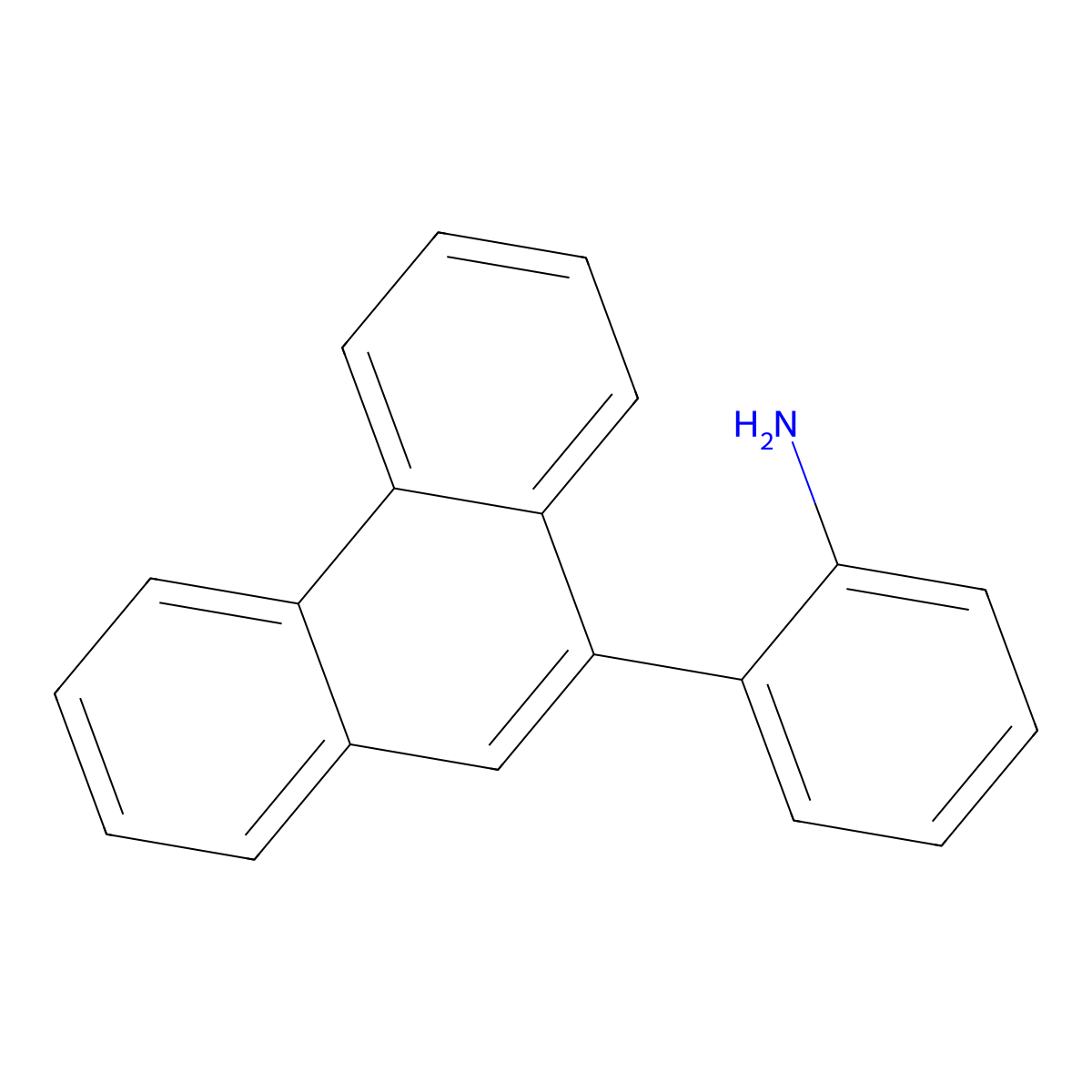2-(Phenanthren-9-yl)aniline molecular structure, CAS 1812178-01-0