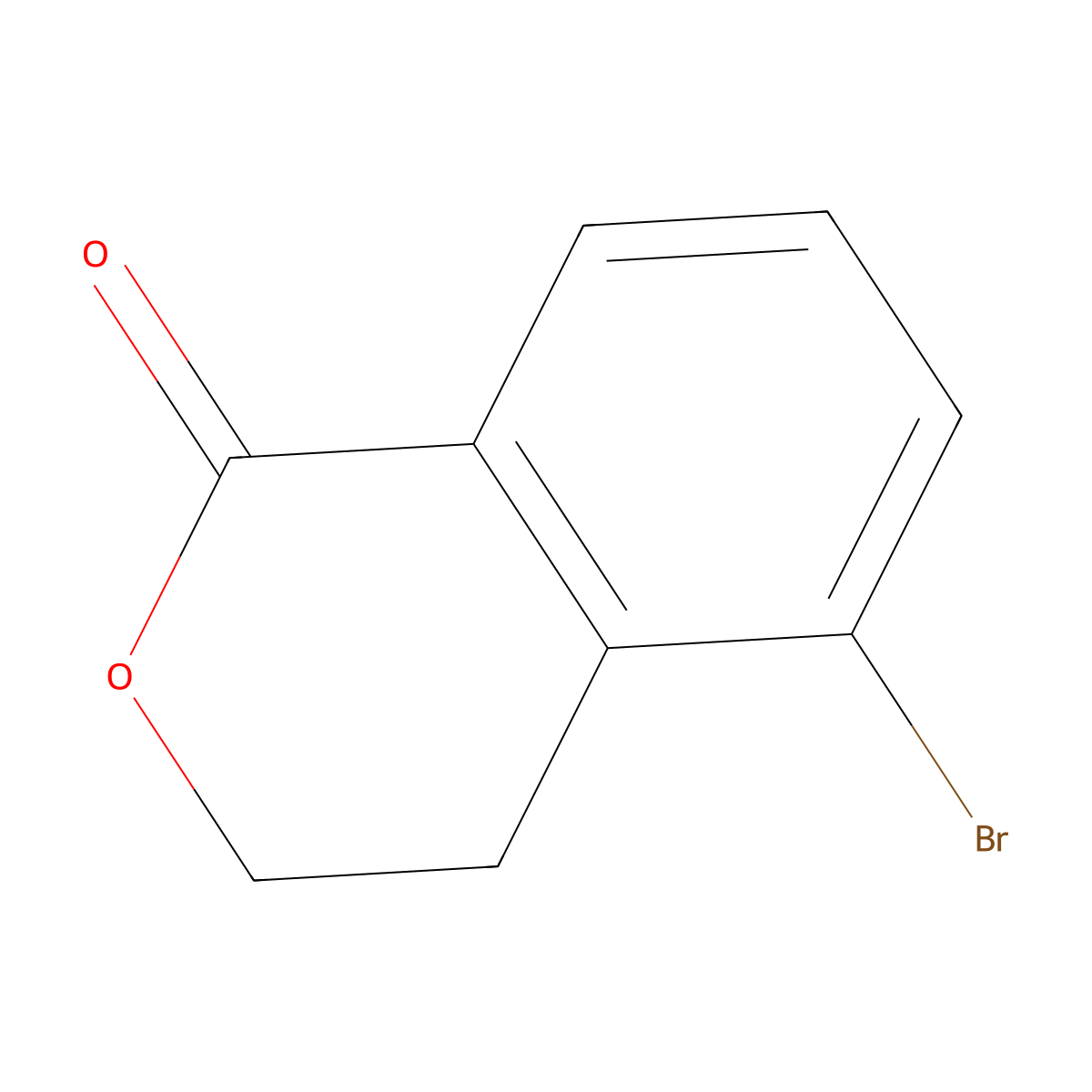 5-Bromoisochroman-1-one molecular structure, CAS 1812221-73-0