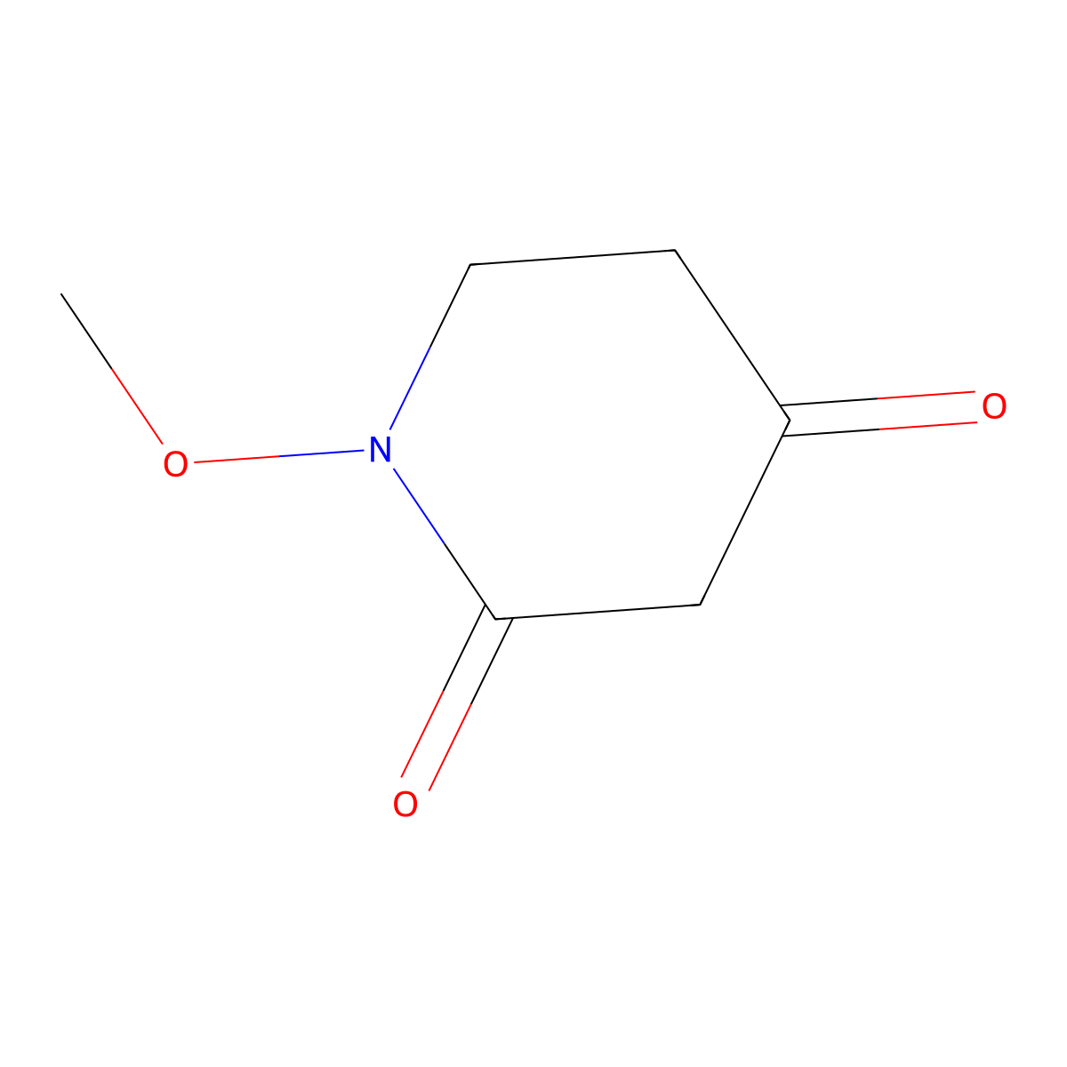 1-Methoxypiperidine-2,4-dione molecular structure, CAS 181237-32-1