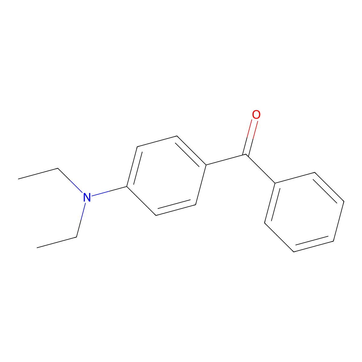 4-(Diethylamino)benzophenone molecular structure, CAS 18127-87-2