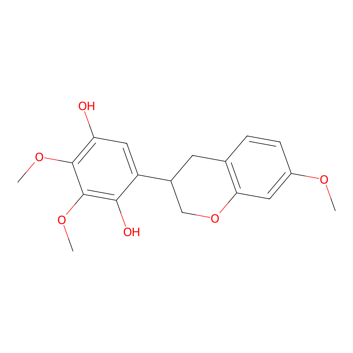 Colutehydroquinone molecular structure, CAS 181311-16-0