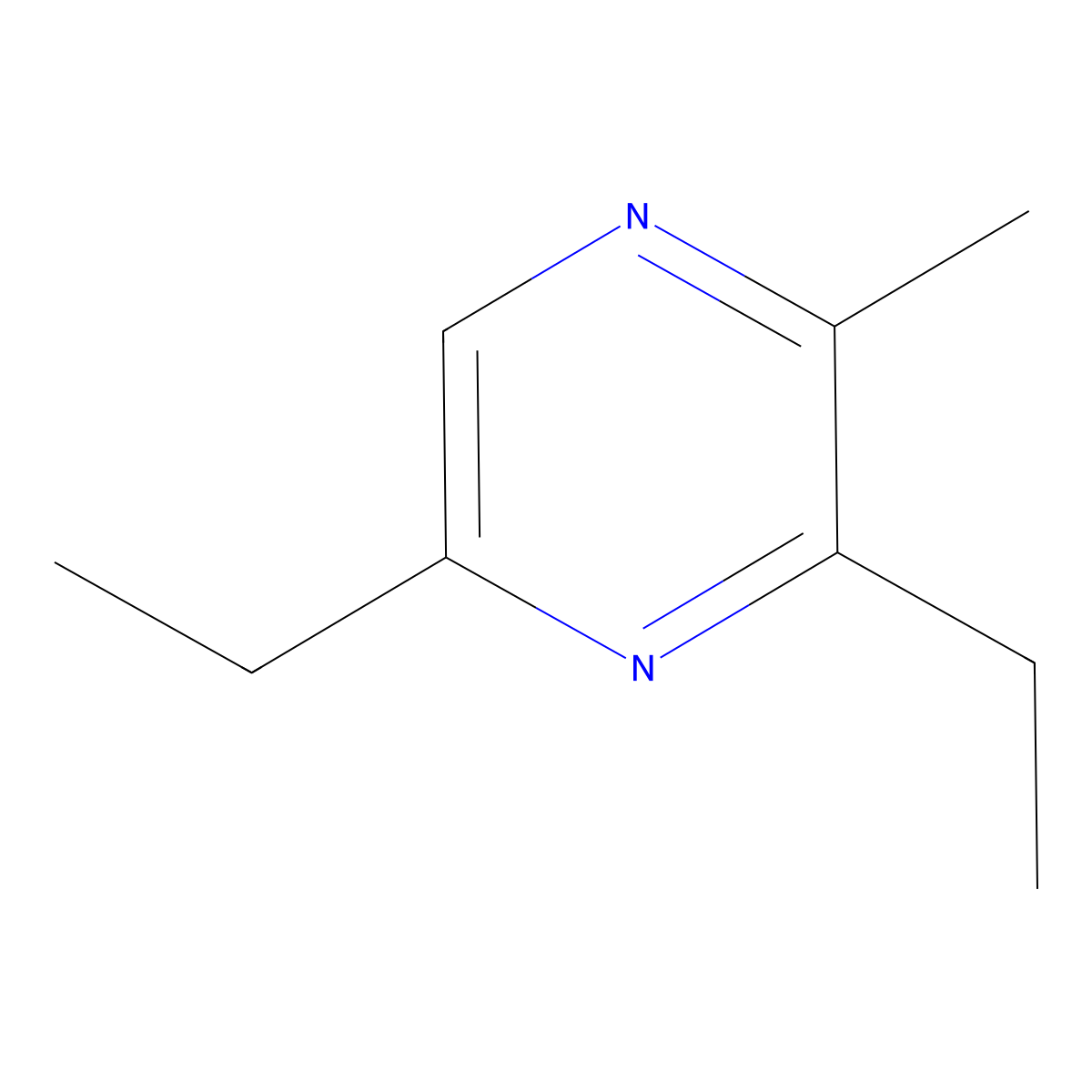 3,5-Diethyl-2-methylpyrazine molecular structure, CAS 18138-05-1