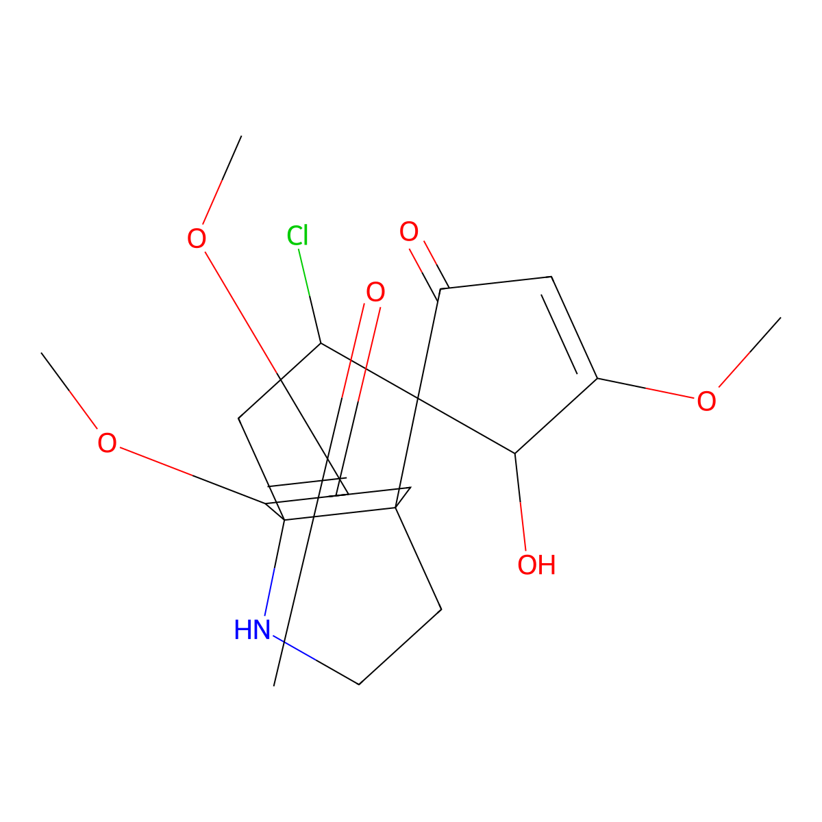 Acutumidine molecular structure, CAS 18145-26-1