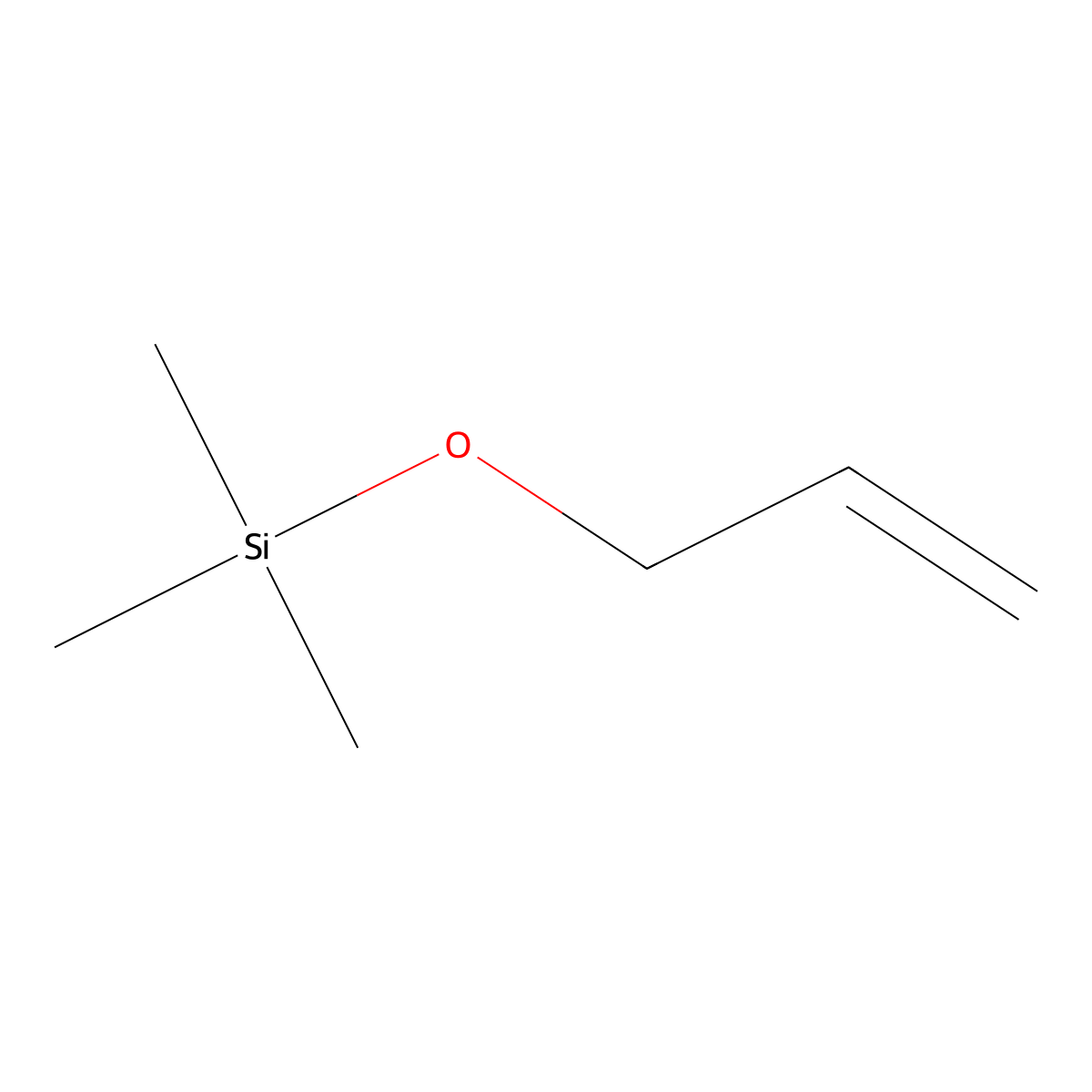 Silane, trimethyl(2-propen-1-yloxy)- molecular structure, CAS 18146-00-4