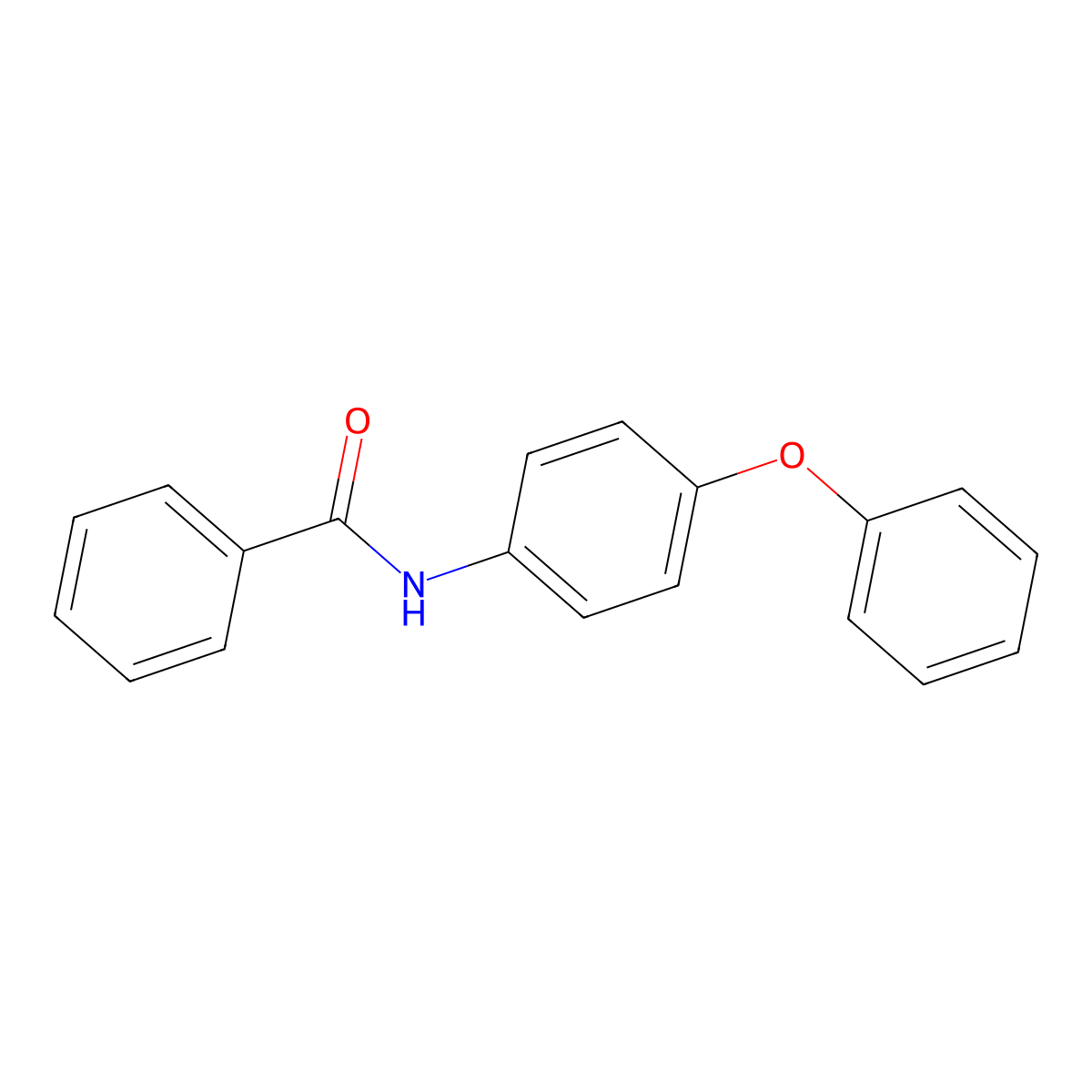 N-(4-phenoxyphenyl)benzamide molecular structure, CAS 181481-81-2